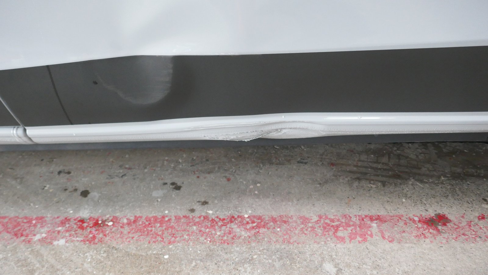 Seitenschaden am Auto